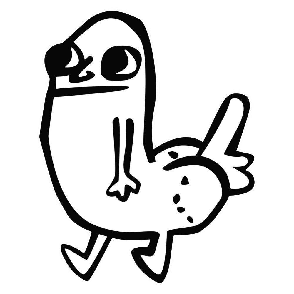 Dickbutt mascot illustration